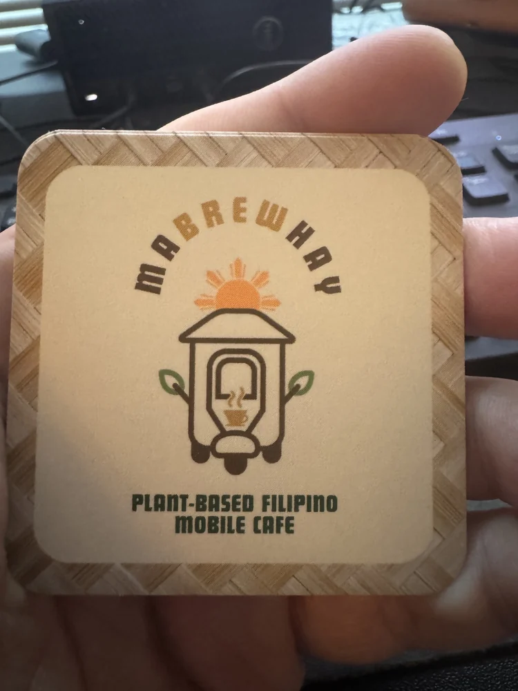 MabrewHay coaster with logo